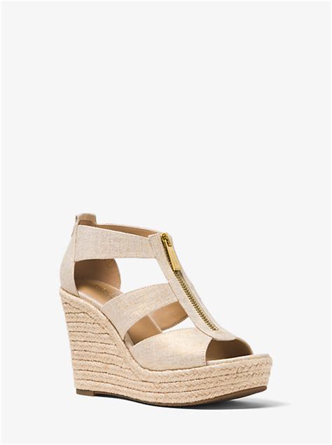 Damita Linen Wedge .